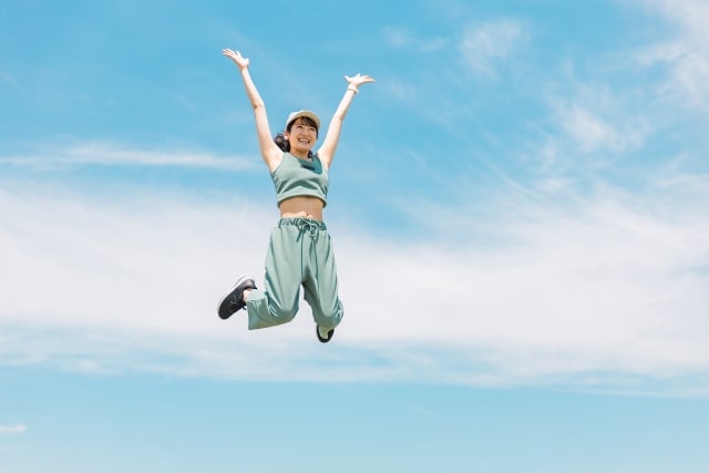 気持ちよく空を飛ぶ